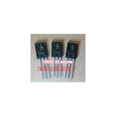 

20pcslot Free Delivery 2SB631K B631K P channel transistor PNP 1A120V8W110MHZ TO-126