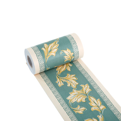 

Situ sitoo skirting wall stickers waterproof wallpaper self-adhesive skirting kitchen bedroom bathroom waist line tile waist line stickers wallpaper 10 meters long ST50055
