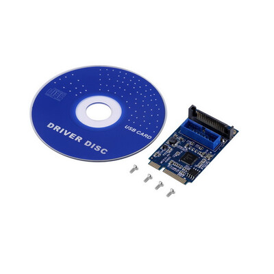 

Mini PCI-Express PCI-E to USB 3.0 19pin Header Card Adapter For Win 7 8