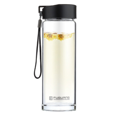 

Jingdong Supermarket] Fu Guang single layer with a large capacity of the end of the large-capacity glass 620ml black