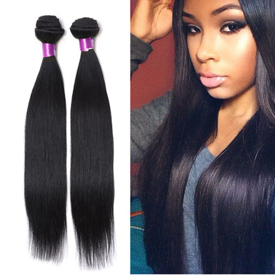 

4Bundles Brazilian Silk Straight Virgin Human Hair Weave Brazilian Silk Straight Virigin Hair Extensions Brazilian Straight Hair