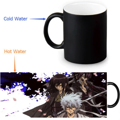 

GINTAMA Morphing Mug Color Change Tea Cup Magic Milk Coffee Mug