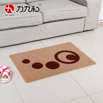 

All Mats color silk ring anti-slip mat carpet mat entry door mat 60x90cm bubble khaki