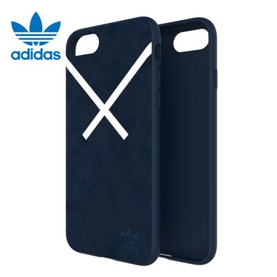 

Adidas iPhone8 7 Mobile Shell Новая имитация Deerskin Velvet Мягкая ручка Apple 8 7 Мужской силикон All-inclusive Простая нескользящая крышка для защиты от падения Blue