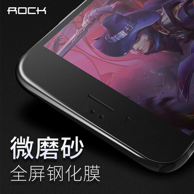 

Rock (ROCK) Apple 6splus полноэкранный фильм iphone6splus закаленная пленка / iphone6plus матовая пленка анти-отпечатков пальцев стекло фильм джентльмен черный прозрачный