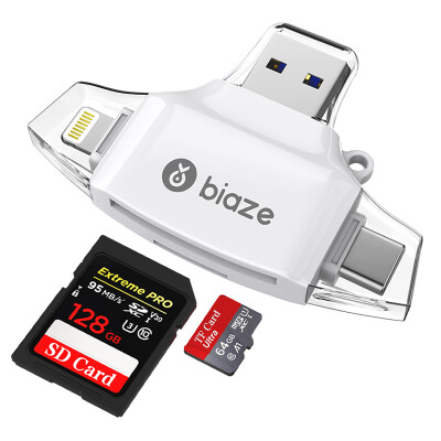 

BIAZE mobile phone card reader mini Type-C card reader camera card reader memory card reader connection SLR camera card for TF card A18-grey