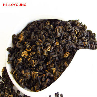 

C-HC045 Free Shipping Yunnan Black Tea curled1 bud 1 leaf 200 grams Dian Hong