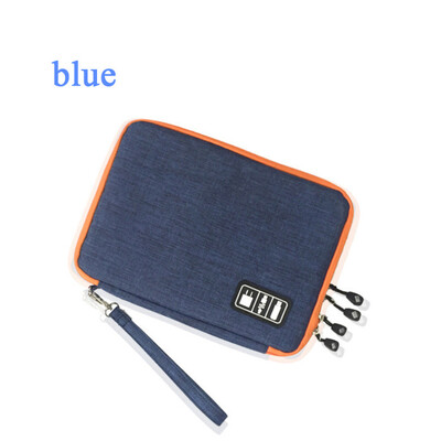 

luluhut waterproof Ipad organizer USB data cable earphone wire pen power bank travel storage bag kit case digital gadget devices