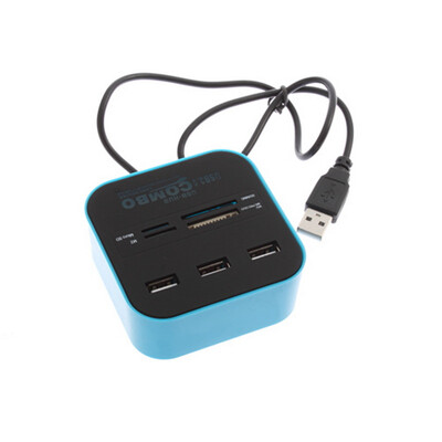 

все в один мульти - кард - ридер с портами USB 2.0 - комбо 3 для SD / MMC / м2 / MS