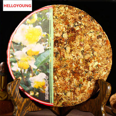 

357g Gold award Puer tea Raw ancient old trees Pu er tea flower cake Honey puerh pu erh tea maintain beauty&keep young