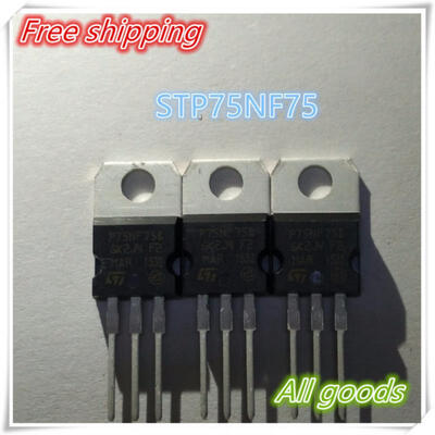 

Free Shipping50PCS STP75NF75 P75NF75 75NF75 TO-220 ST