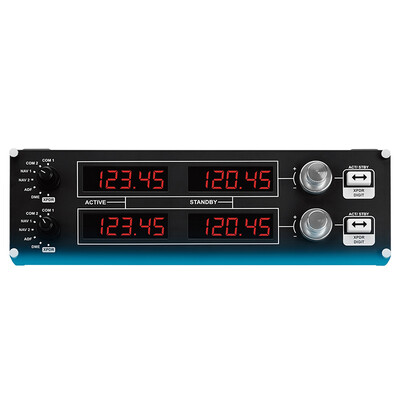 

Logitech G Flight Radio Panel Flight Simulator Flight Simulator Titanium Radio Navigation Panel