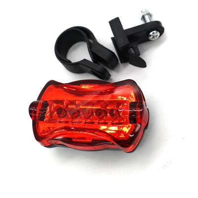 

Bike light 5 LED Rear Tail light Bicycle safety warning light Bicycle taillights The rear part of the bicycle lights