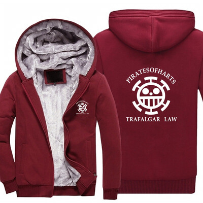 

2018 New autumn winter anime hoodies one PERATSO piece Death surgeon man hooded sweatshirts usa size
