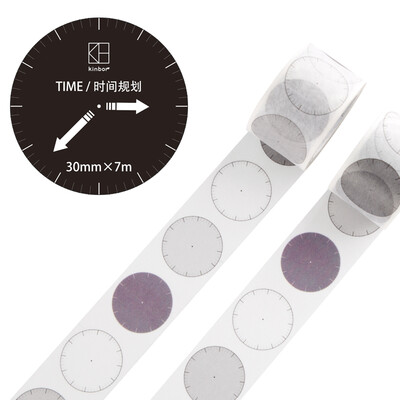 

Kinbor 3 roll PDA&paper tape 151010mm7m schedule handbook sticker daily payment plan DTB64219