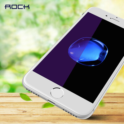 

Rock (ROCK) Apple 8plus / 7plus полноэкранный фильм iphone7 / 8plus закаленная пленка / анти-отпечаток матовая пленка противоскользящая стеклянная пленка элегантная белая прозрачная