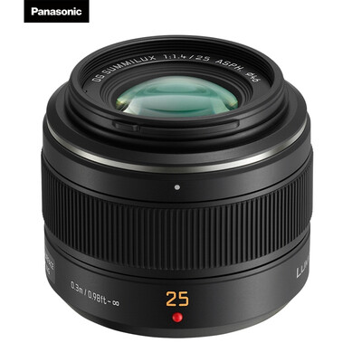 

Panasonic H-H025-S 25mm F17 Standard Prime Lens Silver