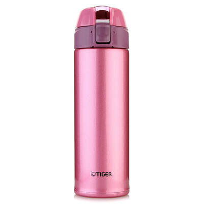 

Tiger Tiger insulated cups stainless steel cups portable cups car cup outdoor hand cups ladies cup cup vacuum cup MMQ-S50C-PH bright powder 500ml