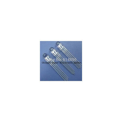

10pcs 5mm RGB Ultra Bright led Common Cathode 3.1-3.3V red green blue three color four feet seven lights