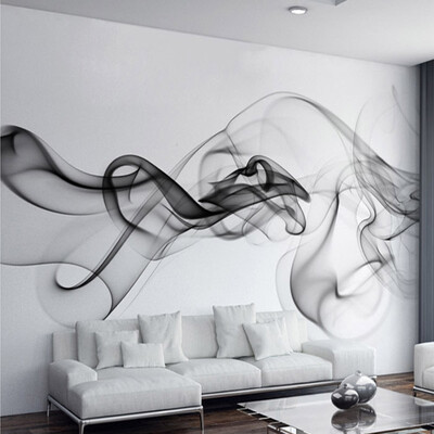 

Пользовательские обои Mural Smoke Clouds настенные обои Абстрактные художественные обои Современные минималистические постельные принадлежности Room TV Backdrop Wall Paper