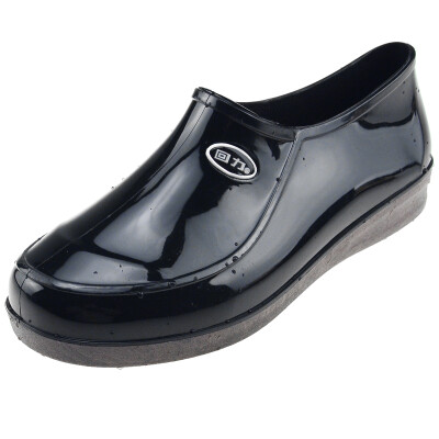 

Warrior rain boots for men&women low to help waterproof shoes fashion rain boots HXL3288 black male models 41 yards