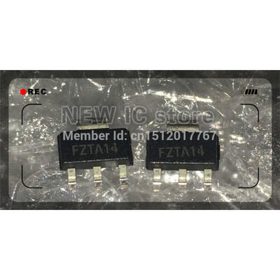 

50pcs/lot FZTA14TA Transistors Darlington NPN 30V 1A SOT223 Marking FZTA14 Free Shipping 100% NEW