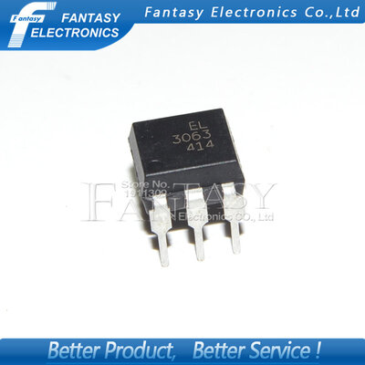 

50PCS EL3063 DIP6 MOC3063 DIP new and original IC free shipping