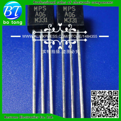 

Free Shipping 1000PCS/LOT MPSA06 TO-92 NPN Transistors A06 Special sales