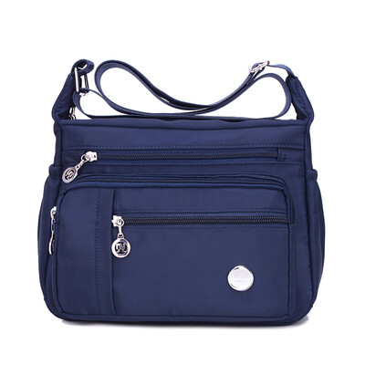 

2018 new nylon Messenger bag women bag large-capacity fashion Oxford cloth leisure waterproof handbag diagonal shoulder bag