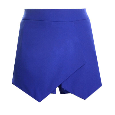 

Women Short Dress Solid Color Cross-layered irregular casual wild khaki shorts women's clothing L26