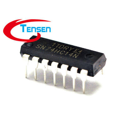 

200Pcs/Lot 74HC14N 74HC14 SN74HC14N Hex Inverter with Schmitt Trigger DIP-14 74 Logic IC