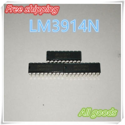 

Free shipping 20pcs LM3914N-1 DIP18 LM3914N LM3914 Dot/Bar Display Driver