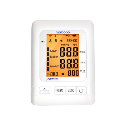 

Ruiguang Kangtai maibobo pulse wave electronic sphygmomanometer home smart upper arm type sphygmomanometer with backlight voice broadcast Bluetooth version RBP-2400