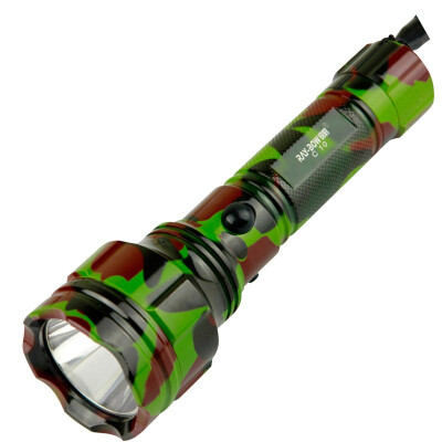 

RAY-BOW) RB-327-1 aluminum alloy light rechargeable flashlight imported CREE light bulb 3 files dimming magnetically controlled zoom black