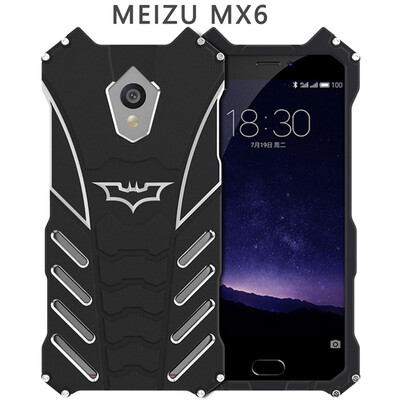 

Трансформаторы Meizu MX6 5.5 "Металлический защитный каркас Бэтмен Ударопрочный чехол