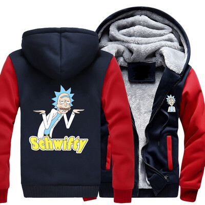 

2018 New USA SIZE Men Winter Autumn Hoodies SCIENCE PEACE AMONG WORLDS pattern Fleece Coat Baseball Uniform Sportswear Jacket wool