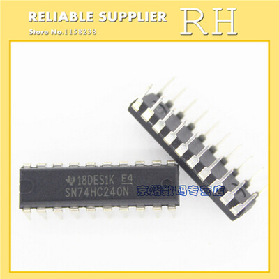 

50pcslot 74HC240 SN74HC240N DIP-20 Buffer Line Driver Inverting