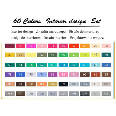 

TouchFIVE sketch art Supplies mark pen Alcohol Marker pen soluble pen cartoon graffiti Art markers for designers markers