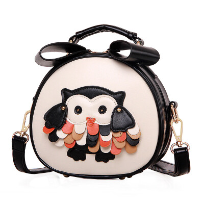 

Aliwillam® 2016 new fashion women leather handbag cartoon bag owl shoulder bags Women's Crossbody Messenger Bags