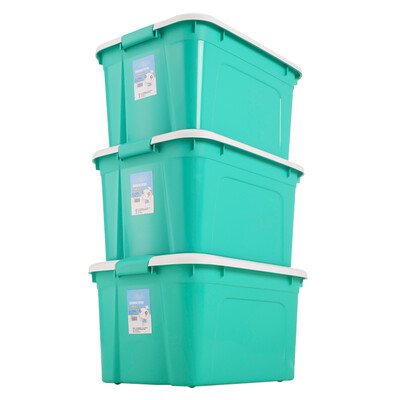

Vozhi vozvo plastic storage box storage box clothes quilt storage turnover storage box with lid storage box 3 Pack
