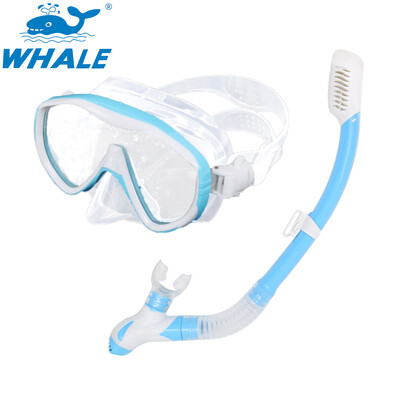 

Whale Brand Scuba Diving Mask Snorkel Goggles Set Силиконовое оборудование для бассейнов