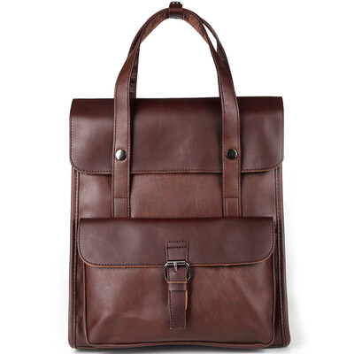 

Japanese Backpack New Vintage Leather Rucksack Daypack Bag Mens Portable Knapsack Back Pack