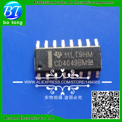 

10pcs free shipping CD4049BM CD4049 HEF4049BT HEF4049 SOP-16