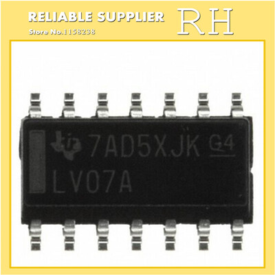 

100pcslot SN74LV07ADR LV07A SOP14 Buffer line driver non-inverting&with open-drain