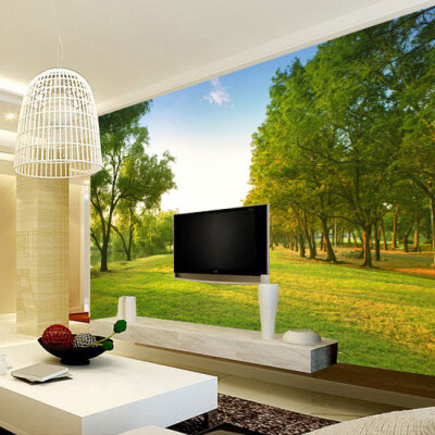 

Custom photo wallpaper 3D scenery wallpaper mural living room sofa TV background wall forest wallpaper