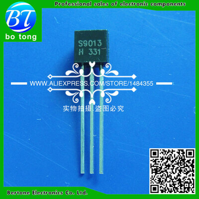 

Free Shipping 100pcslot S9013 9013 TO-92 05A40V NPN transistor