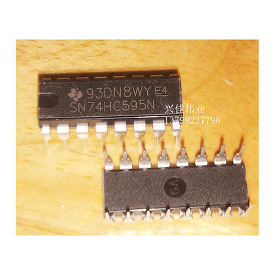 

100pcs/lot 74HC595 74HC595N SN74HC595N DIP-16 Shift Register