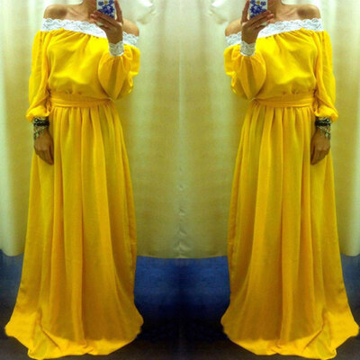 

Lovaru ™New 2015 fashion Maxi Dress Ladies Summer Celebrity Party Women's Lace Maxi Dress Sexy off-the-shoulder long dress