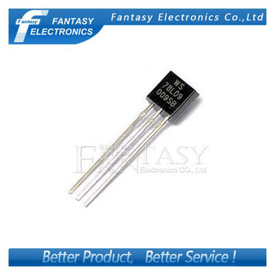 

100PCS 78L09 WS78L09 9V 100mA 01A Voltage Regulator TO-92 new&original free shipping