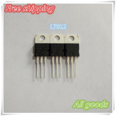 

100 PCS L7812CV TO-220 L7812 LM7812 7812 Positive-Voltage Regulators